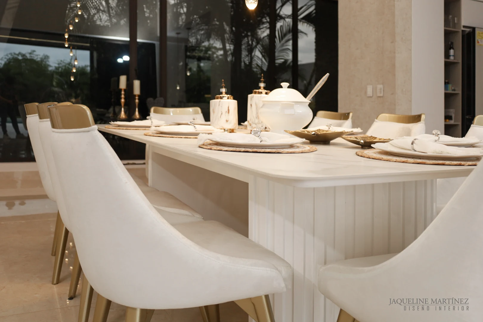 comedor decoracion guaduales